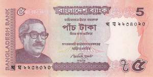 Bangaldesch p.53b 5 Taka 2011